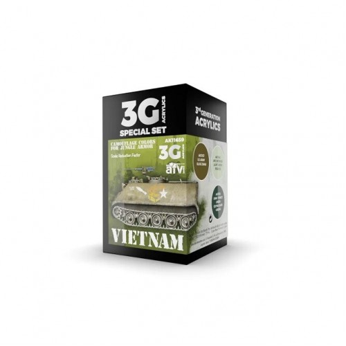 AK Interactive AK11659 - Vietnam Colors 3G 3x17ml 